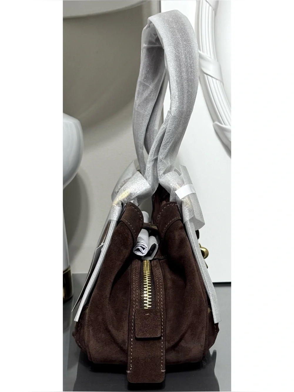 COACH Drifter Shoulder Bag 31, DARK CHOCOLATE